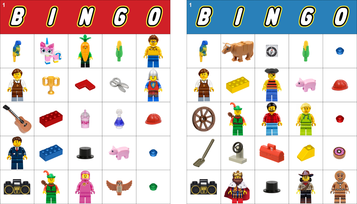 Lego bingo cheap